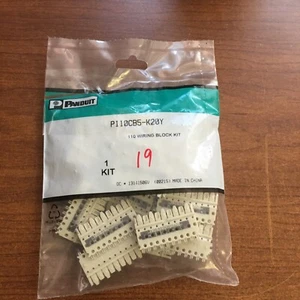 Panduit - P110CB5-K20Y - 110 Wiring Block Kit - One Kit- 19 In Package - Picture 1 of 4