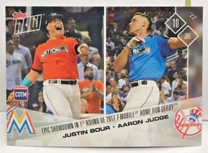 Aaron Richter / Justin Bour 2017 Topps Jetzt Cotm Karte von Dem Monat RC # M-JUL - Bild 1 von 2