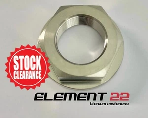 KAWASAKI ZX-9R ZX9R 2000 HEADSTEM NUT TITANIUM M22X1.00MM M22 FLANGED NUT - Picture 1 of 2