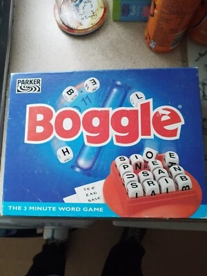 Vintage Parker Bros Boggle Word Game  1994 - 3 Minute Word Game ~ Complete  - Image 1 of 4