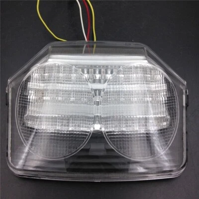 Luz trasera LED transparente integrada señal de giro apta para Honda CB400 V-TEC 2003-2008 Foto 1 de 4