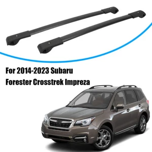 Aluminum Cross Bar Roof Rack Rail For Subaru Forester Impreza 2014-2024 Luggage - Picture 1 of 16