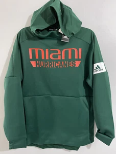 Adidas Miami Hurricanes Game Mode Hoodie EC4210 Herren Größe L " - Bild 1 von 3