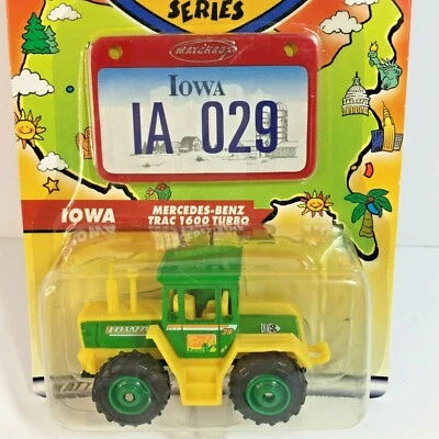 Matchbox Across America 50th Birthday Series IOWA Mercedes-Benz Trac 1600 - #029 - Image 1 of 4