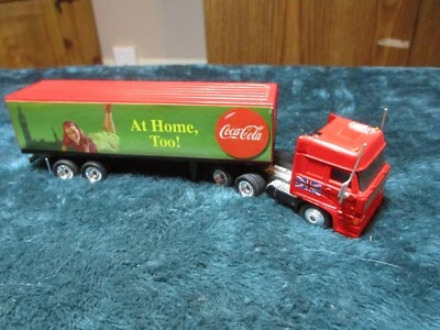 Matchbox DAF 3300 Spacecab Coke Around the World Semi Red Die Cast 1/86 England - Image 1 of 4