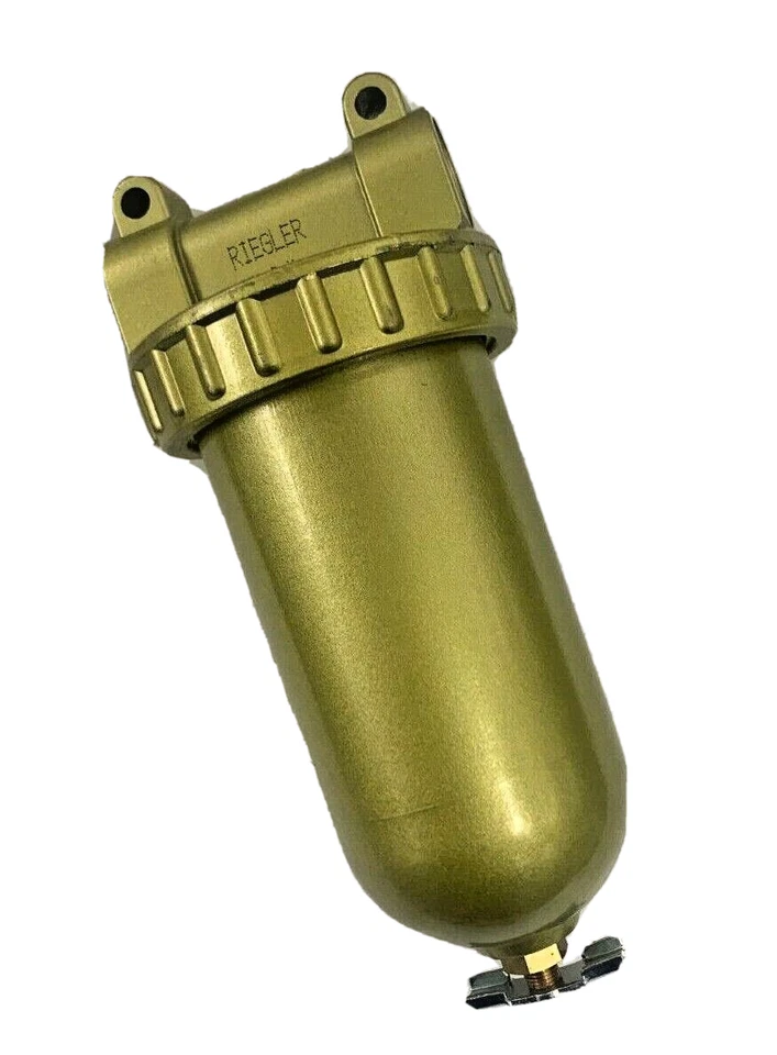 RIEGLER 650 B/M Compressed Air Filter with Metal Bowl 40 µm  G3/8 p/n 100974 - Image 1 of 4