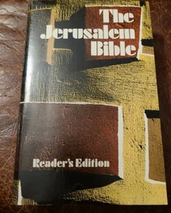 Vintage 1968 The Jerusalem Bible Reader's Edition SC Book Doubleday Religious - Foto 1 di 9
