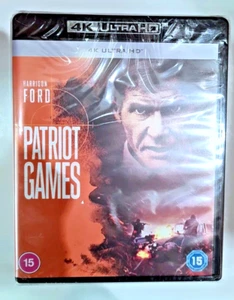 4K UHD BLU-RAY PATRIOT GAMES BRAND NEW SEALED UK STOCK - Picture 1 of 2