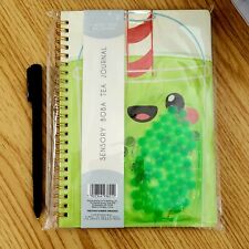 Green Boba Tea Squishy Sensory Journal Cute Teen KPop PopCulture Notebook Diary