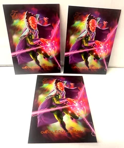 2023 MOLECULE MAN Upper Deck Marvel Flair FANTASTIC FOUR No.62 (3) Crads - Picture 1 of 5