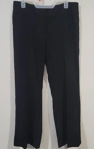 Eileen Fisher Damenhose 10 schwarz elegant Business Karriere recyceltes Polyester - Bild 1 von 11