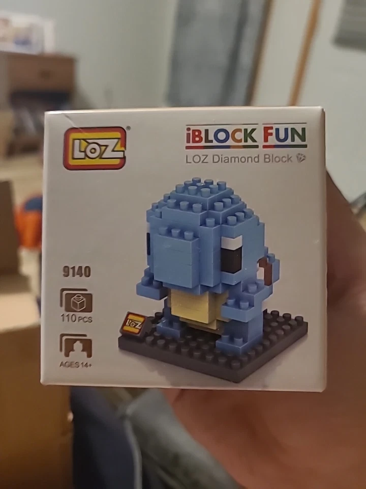 Loz Iblock Fun Pokemon Squirtle Mini Interlocking Block Box 9140 W/ Instructions - Image 1 of 3