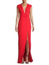 Jay Godfrey Sirena Plunging Gown, Deep V-neck,Cap sleeves,Lined Size 2, $345 NWT