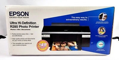 EPSON Stylus Ultra Hi-Definition HD R280 Photo Color Inkjet Printer BRAND NEW - Image 1 of 4