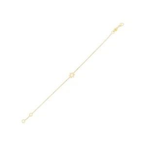 Pulsera Estrella de David Oro Amarillo 14k - Imagen 1 de 2