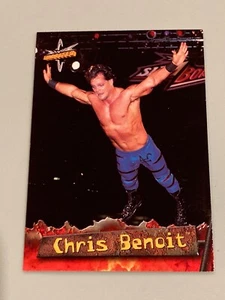 1999 Topps Embossed WCW #4 Chris Benoit wrestling card - Picture 1 of 2