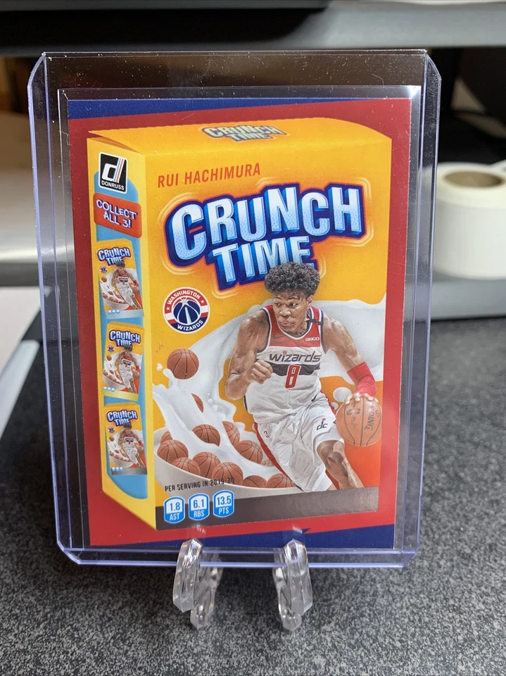 2020-21 Panini Donruss RUI HACHIMURA Wizards CRUNCH TIME Sp INSERT #11📈🔥 - Image 1 of 1