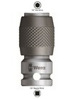 Wera 784 A METAL 1/4" Square Drive-1/4" Hex Screwdriver Bit Adaptor Chuck,042750