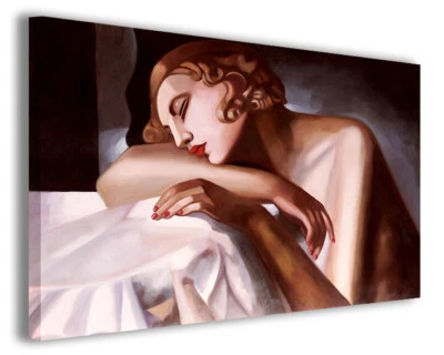 ITALIAN_MODERN_ART_2009 Quadri famosi Tamara de Lempicka IX stampa su tela canvas riproduzione falso