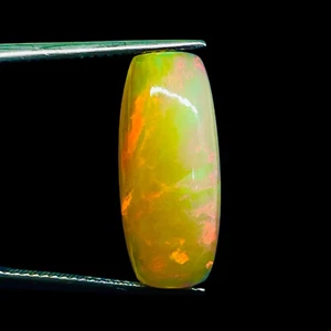 6.90 Cts Certified Natural Ethiopian Opal Multi Fire Top Quality Loose Gemstone - Picture 1 of 12