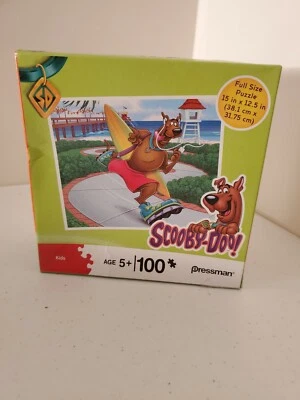 Used Scooby doo 100 Piece Puzzle In Original Box beach surfing rollarblades 2009 - Image 1 of 4