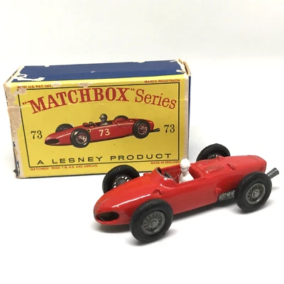 Lesney Matchbox No. 73 F1 Ferrari 1962 Red - Made In United Kingdom W/Box - Image 1 of 4