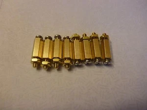 Stecker auf Buchse Standoffs für Raspberry Pi M2,5 x 11 mm + 5 mm Messing Sechseck - Bild 1 von 2
