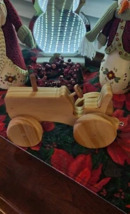 Wood Handmade Tractor Great for Christmas or Birthday Tractor2 - Picture 1 of 4