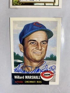 1953 Topps - Willard Marshall #95 Bio Information in Black - Picture 1 of 1