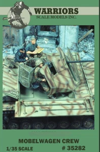 1/35 WWII equipaggio tedesco Waffen Mobelwagen (3 figure in resina senza carro armato) GUERRIERI #35282 - Foto 1 di 1