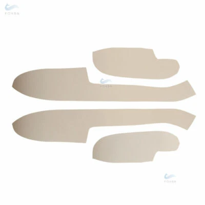 Cubierta de panel de reposabrazos de manija de puerta de cuero beige/tostado 4 piezas para Ford Focus 2005-2008 Foto 1 de 4