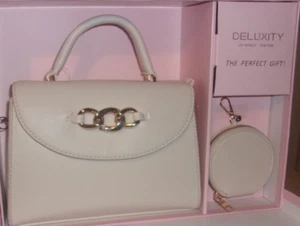 DELUXITY LOS ANGLES. NEW YORK. THE PERFECT GIFT PURSE & CHANGE PURSE - Picture 1 of 5