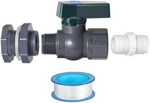 Llave De Barril Para Recoger Agua Lluvia Kit Connettore Desviador PVC Suswillhit - Foto 1 di 12