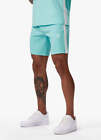 Gym King Shorts Zip Pockets Core Plus Poly Shorts Elasticated Waist Aqua Blue