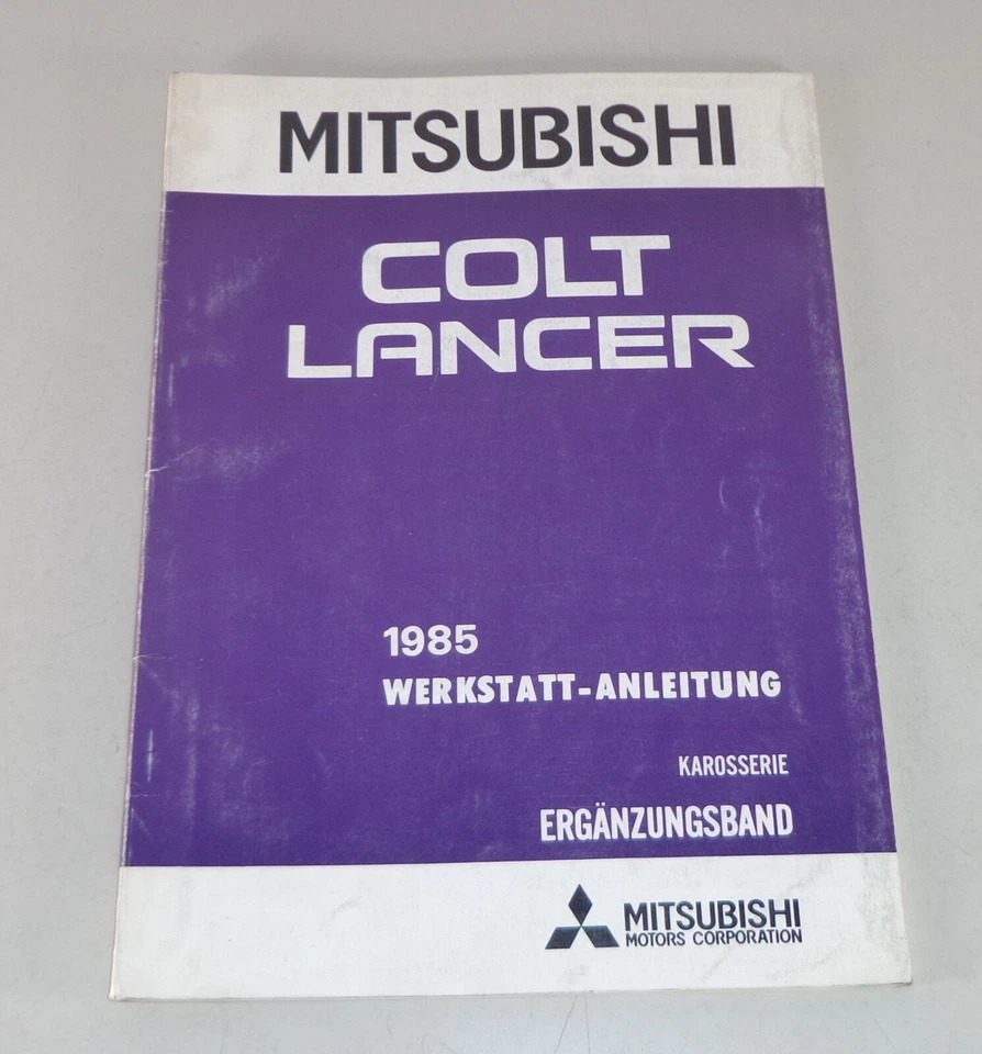 Manual de Taller Mitsubishi Lancer Suplemento Carrocería Desde Año Modelo 1985 - Imagen 1 de 1