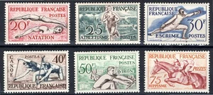 FRANCE 1953 SC#'s 700-705 MH - Picture 1 of 2