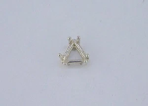6,0 mm Trillones Tie Tack Ajuste Plata Esterlina - Imagen 1 de 3