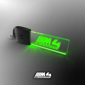 BMW M4 Competition LED Light Keyring / Keychain -7 Colour-Car Logo-Badge M Power - Picture 1 of 10
