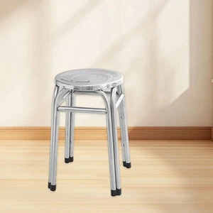 Stackable Stool Furniture Classroom Stool for Dining Room Classroom Outdoor - Picture 1 of 7