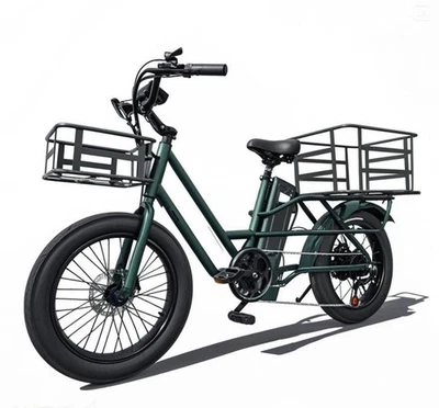 ADN Cargo Elektrofahrrad 250W 48V20.8Ah 120KM 20" E-Lastenrad Bike - Bild 1 von 4