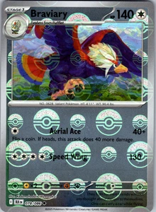 Braviary Pokeball Pattern 078/086 SV: Black Bolt Uncommon - NM - Picture 1 of 2