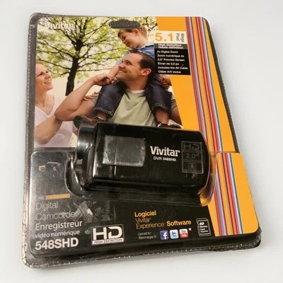 Vivitar DVR 548S Digital Camcorder NEW SEALED 5.1 Mega Pixel 2011 Sakar 4x Zoom - Image 1 of 4
