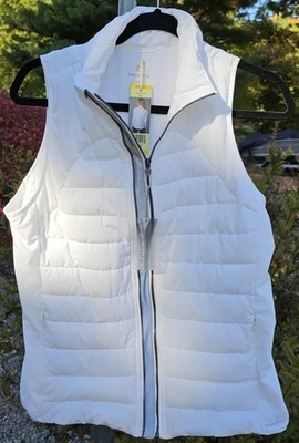 Chaqueta Chaleco Acolchada Tangerine Para Mujer, Aislante, Blanco, Talla Mediana - Nueva  Foto 1 de 4