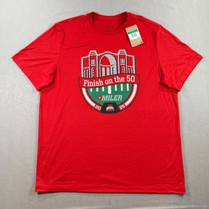 Neu mit Etikett Nike Ohio State Buckeyes T-Shirt Herren XL rot Dri Fit Tee 4 Miler - Bild 1 von 8