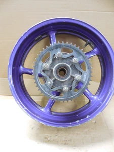 yamaha 06 YZFR6 2006 yzf R6 17" rear wheel rim brake rotor sprocket - Picture 1 of 8