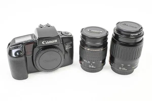 Canon EOS Elan 35mm Kamera EF 28-80mm f/3.5-5.6 II 80-200mm f/4.5-5.6 Objektiv Set - Bild 1 von 17