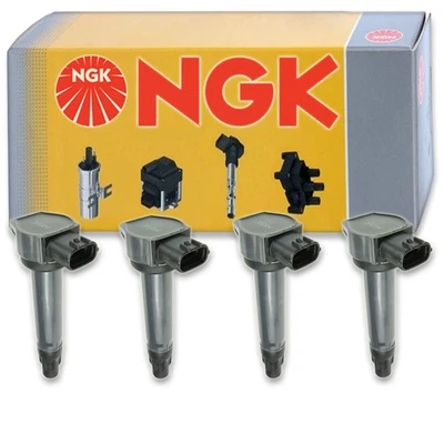 4 pcs NGK Ignition Coil for 2011-2015 Mitsubishi RVR 2.0L L4 - Spark Plug vm - Image 1 of 4