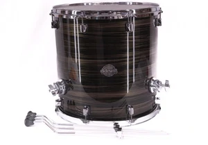 ddrum Dominion 16" x 16" Floor Tom – Brushed Olive Metallic – BLEMISH Free Ship - Picture 1 of 5
