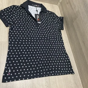 Polo Ralph Lauren RLX Golf Performance Protección Negro Mediano - Imagen 1 de 9