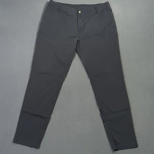Birddogs Pants Men's 38x32 Fits 36x30 Gray Unlined Chino Performance Casual - Picture 1 of 11